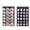 A002- Gray, variant on Hanging Double Sided Mesh Lingerie Organizer 36 Grids Gray Underwear Sock Storage Bag 1 Pack