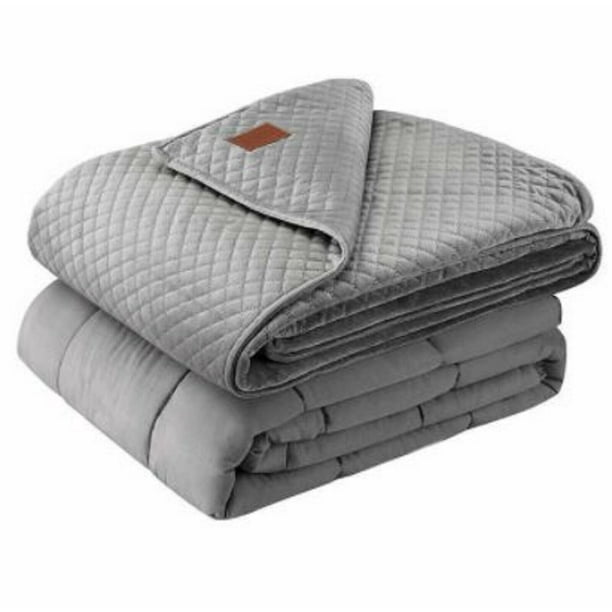 Pendleton Cooling Weighted Blanket Grey 15 lbs 48 in x 72 in - Walmart