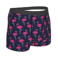 thumbnail image 2 of KLL Cute Flamingo Men's Cotton Boxer Briefs Underwear-XX-Large, 2 of 8