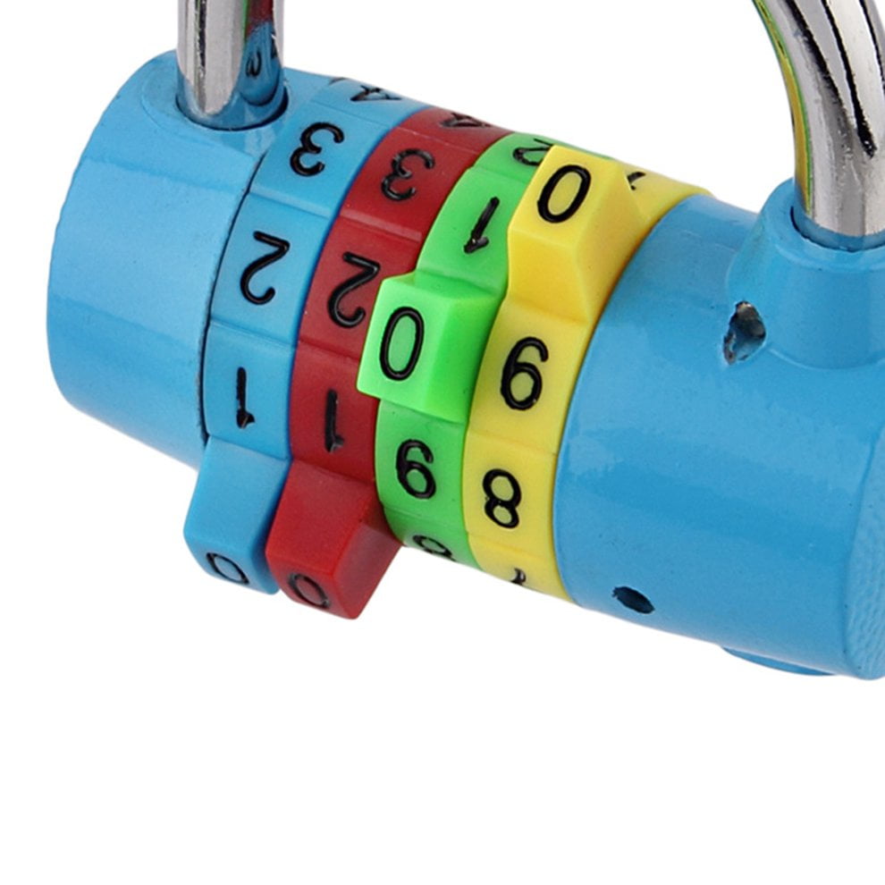 Color 4 Theft Wardrobe Lock Position Padlock Gym Password Lock Anti