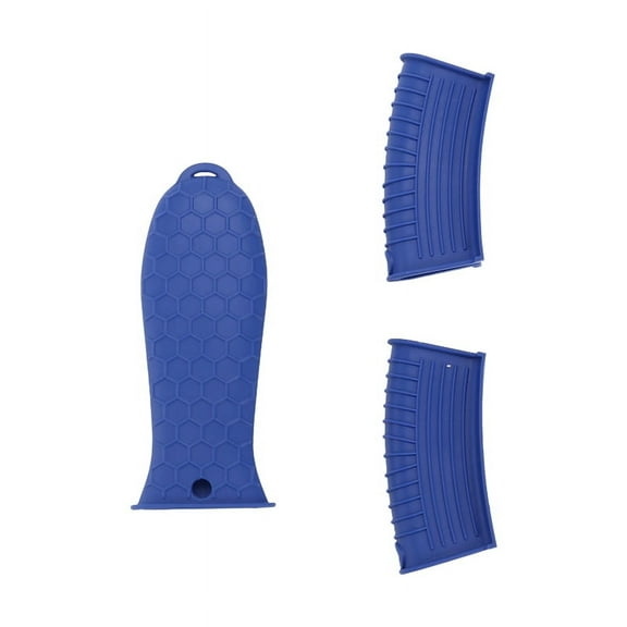 Silicone Hot Handle Holder for Cast Iron, 3 Pack Pot Handle Sleeve Non Slip Rubber y11752