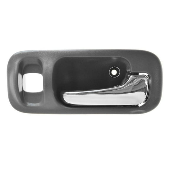 TRQ Door Handle Interior Gray Chrome RH Passenger Side for 97-01 Honda CRV DHA49777