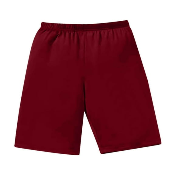 Timegard Womens Shorts Elastic Waist Solid Color Comfy Slim Fiting Summer Casual Workout Running Shorts