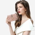 thumbnail image 5 of Laklulu Monedero de estilo corto para mujer, bolso lateral suave de PU esmerilado, 5 of 5