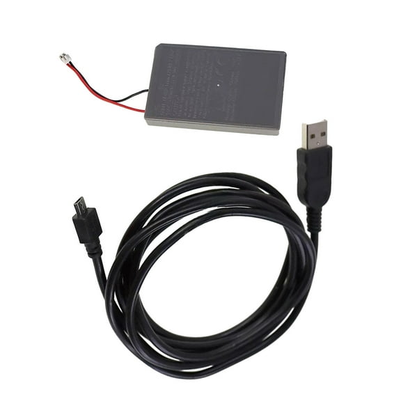 2000mAh Replacement Battery Game Controller Reliable Power Supply for P4 Slim/Pro with USB Charging Cable Power Cord
