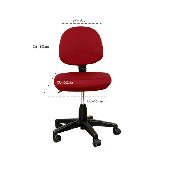 Funda protectora Universal para respaldo de silla de oficina y ordenador, funda protectora elástica giratoria para silla de dibujo, 2 uds. Jadeshay  A