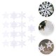 thumbnail image 3 of 15 piezas de adornos de copos de nieve de plástico para decoración (blanco), 3 of 5