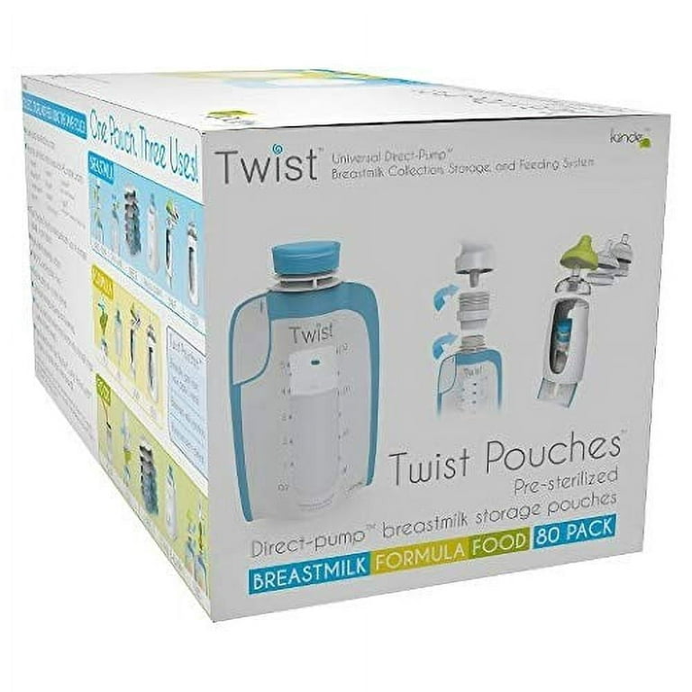 Kiinde Twist Breast Milk Storage Pouch 6oz, 40/Set