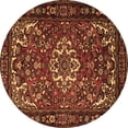 thumbnail image 1 of Ahgly Company Indoor Round Persian Brown Traditional Area Rugs, 8' Round, 1 of 4