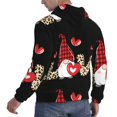 thumbnail image 6 of Wukai Love Gnomes Print Men Hoodies Fleece Sweatshirts Long Sleeve Sweaters Pullover Fall Outfits Winter Clothes-4X-Large, 6 of 7