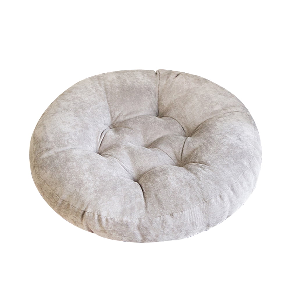 Round Chair Cushion Simple High Resilience Soft Futon Mat for Dining