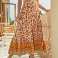 thumbnail image 5 of Women Full Ankle Length Blending Maxi Chiffon Long Skirt Beach Skirt, 5 of 8
