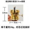 thumbnail image 1 of Miangastore Metal Antique Oil Lamp Burner Replacement Part Kerosene Lamp Replacement Base Suitable For Outdoor Adventures Home Decor Golden, 1 of 8