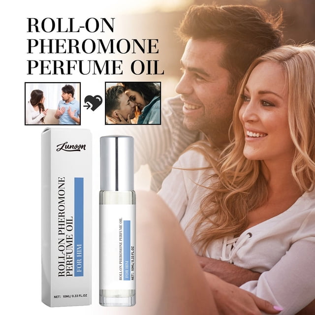 Pheromone Perfume Oil Long-lasting Perfume Suitable For Valentine's Day, Party, Music Festival,Dating (For Him 10ml*2)