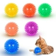 thumbnail image 5 of Squeaky Dog Chew Toy Ball with Spikes, High Bounce & Floating Water, Dental Cleaning Teething Toys for Aggressive Chewers, Puppies, Large Dogs, 5 of 5