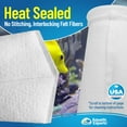 thumbnail image 4 of Aquatic Experts 4 inch Ring 200 Micron Felt Filter Socks - Medium, 2-Pack, Welded, 4'' x 10.5'', 4 of 6