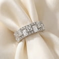 thumbnail image 4 of Pompeii 3Ct Emerald Cut Wedding Ring Anniversary Band 14k Gold Lab Grown (G/H,VS2-SI1), 4 of 6