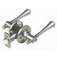 thumbnail image 1 of Ironwood 2-Way Latch Privacy Door Handle, Adjustable Backset, Satin Nickel Finish, 1 of 1
