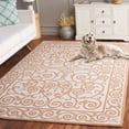 thumbnail image 4 of Safavieh Chelsea Aragon Oriental Wool Area Rug, Ivory/Gold, 6' x 9', 4 of 13