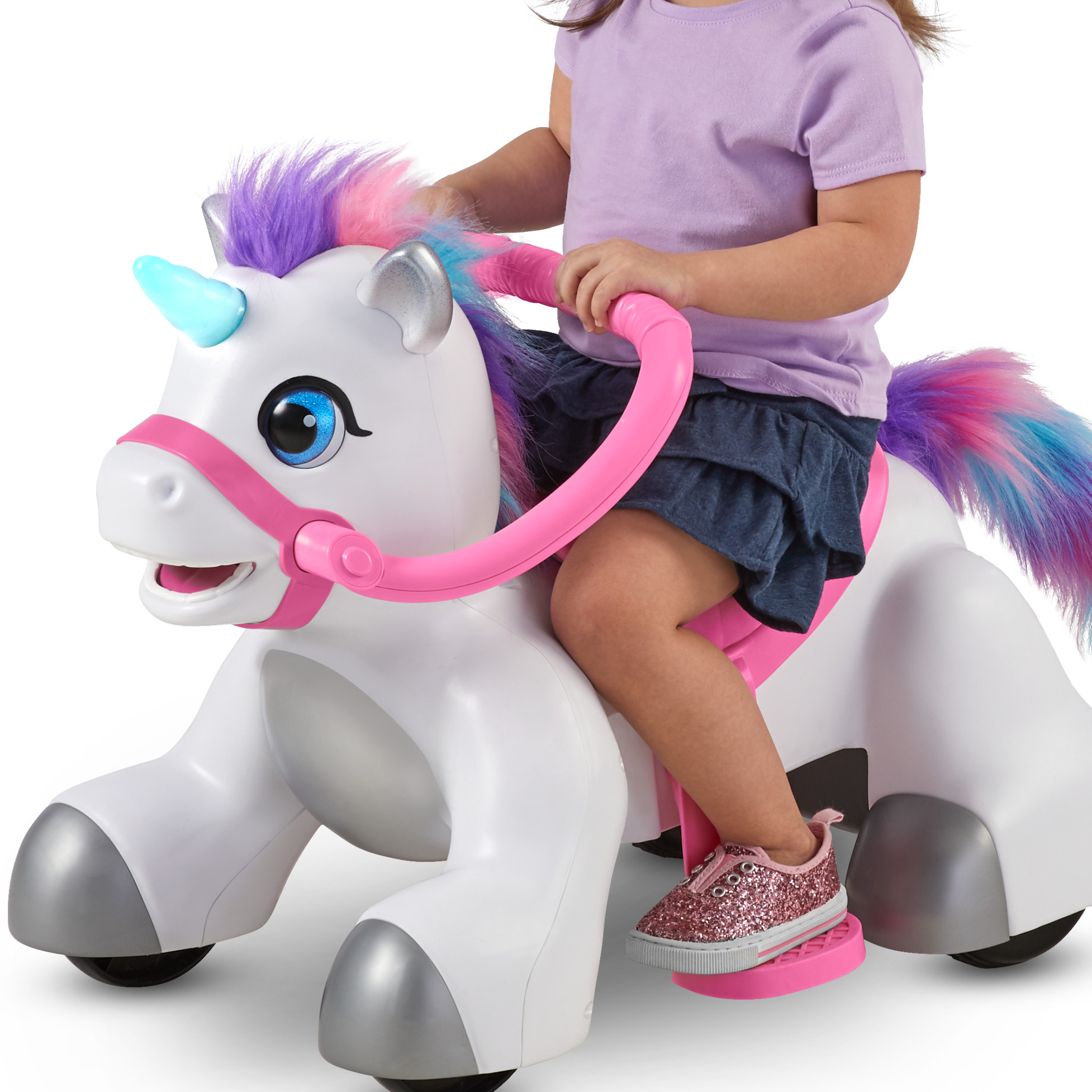 12 volt unicorn smart interactive ride on