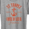 thumbnail image 3 of Instant Message - St. Tropez Yacht Club  - Women's Short Sleeve Graphic T-Shirt, 3 of 6