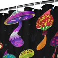 thumbnail image 3 of Red Mushroom Black Pattern Shower Curtain 72"x72" ,Bathroom Decorative Shower Curtains Set with 12 Hooks,Modern Waterproof Washable Shower Curtain, 3 of 6