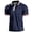 Navy #022, variant on Mens Shirts Short Sleeve Casual Collared Shirts Moisture Wicking Athletic Work Golf Shirts for Men with Pocket, XL