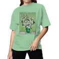 thumbnail image 2 of Vincent van Gogh White Roses Women's T-shirt, 2 of 3