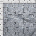 thumbnail image 3 of oneOone Cotton Flex Medium Blue Fabric Text Craft Projects Decor Fabric Printed By The Yard 40 Inch Wide, 3 of 5