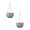 Grey-J 2PCS, variant on Self-Watering Hanging Planters, Garden Flower Pot Container, Hanging Honeycomb Planter Pot with Drainer and Chain for Indoor Outdoor Hanging Pot
