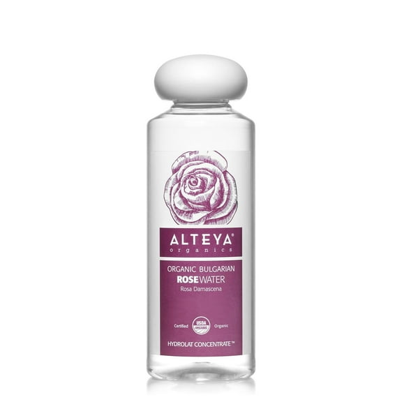 Alteya Organics Rose Water Toner 8.5 Fl Oz/250mL | USDA Certified Organic Bulgarian Rosa Damascena Hydrosol | Natural Hydrating Facial Toner for All Skin Types | Refreshing, Balancing & Moisturizing