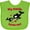 Apple Green, variant on Inktastic My Auntie Loves Me Orca Family Boys or Girls Baby Bib