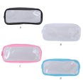 thumbnail image 2 of Trousse Transparente en PVC avec Fermeture Éclair, Sac à Stylos Portable pour Étudiants, Bleu Ciel, 2 of 9