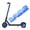 blue, variant on Wheel Decorative Sticker Electric scooters Reflective Sticker waterproofs decals scooters Night Safety Warning Sticker
