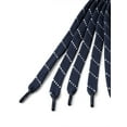 thumbnail image 3 of INSPIRE CHIC 3 Pairs Double Color Twill Athletic Flat Shoelaces Long Shoestrings for All Types of Casual Sneakers Navy Blue White 120 cm/47.2", 3 of 5