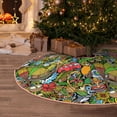 thumbnail image 5 of Bingfone Christmas Tree Skirt Mat Christmas Decoration Interior 48" -Hawaiian Culture Symbols 1, 5 of 6