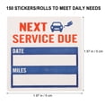 thumbnail image 4 of Miangastore 1 Rouleau de 150 Autocollants de Service Simples pour Fenêtre de Voiture Autocollants Auto, 4 of 9