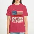 thumbnail image 5 of 250 Anniversary USA Shirt Men 4th of July Shirts 1776-2026 250th Birthday T-Shirt Patriotic Shirts Tops, OdeJous T-Shirt Wine Red, S, 5 of 5
