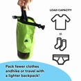 thumbnail image 4 of Scrubba Wash Bag MINI Lavadora ultracompacta - Ideal para viajes, camping y senderismo | Bolsa para lavadora y secadora portátil, 50 % más pequeña que la Scrubba original, 4 of 9
