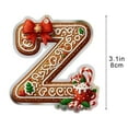 thumbnail image 2 of Pendientes Navideños Letra del Alphabet Christmas Tree Ornaments, Adornos Personalizados DIY Navideños, Colgantes para Árbol de Navidad, Xmas Tree Hanging Decor, Estilo Navideño, Pendientes para, 2 of 9