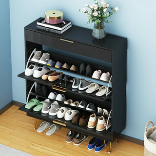 Somerset Home 3-Tier Shoe Rack, 18 Pair Storage Organizer for Shoes
