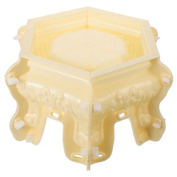 BESTYASH Planter Base Concrete Mold Plastic 1Pack