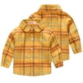 thumbnail image 6 of Esaierr Boys Girls Cotton Shirt Tops for 1-6 Years Kids Baby,Spring Fall Button Shirt,Long Sleeve Plaid Shirt, 6 of 9