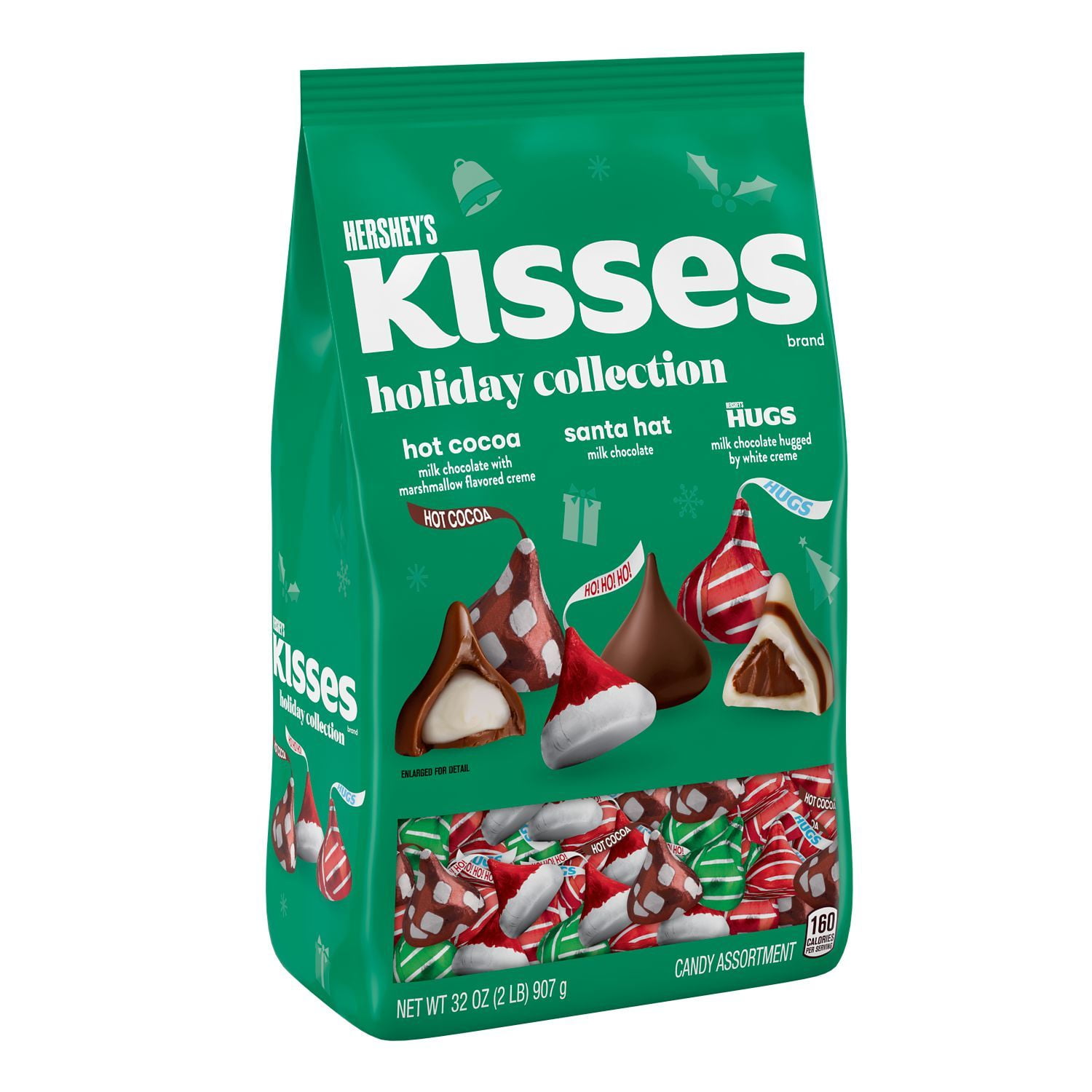 HERSHEY'S, HUGS and KISSES Holiday Collection Assorted Milk Chocolate