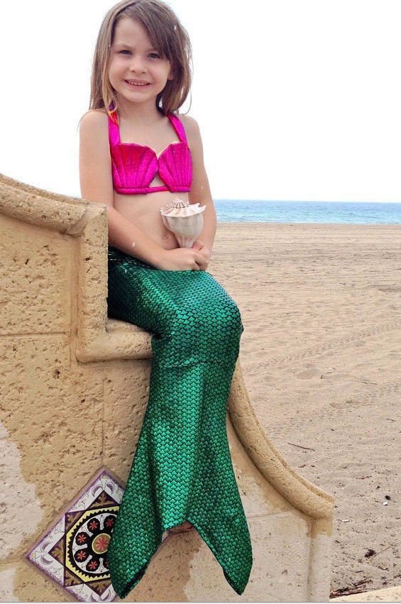 girls mermaid swimming costume