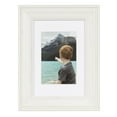 thumbnail image 1 of DesignOvation Brimstead 5" x 7" Matted to 3.5" x 5" White Tabletop Picture Frame, 1 of 6