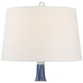 thumbnail image 4 of Possini Euro Design Taylor 29" Tall Teardrop Modern End Table Lamps Set of 2 Blue Art Glass Living Room Bedroom (Colors May Vary), 4 of 9
