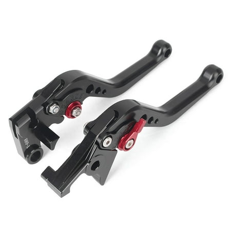 2009 Yamaha R6 GZYF fit YAMAHA 02-03 R1 / 99-04 R6 / 01-05 FZ1 FAZER Short Brake Clutch Levers B1 Black and Red 4YFY688F14SB1 ()