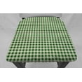 thumbnail image 3 of Checked Gingham Dining Room Chair Back Covers or Seat Covers by Penny's Needful Things (Both Chair Back & Seat Cover) (18 W x 20 H CHAIR BACK) (Green), 3 of 5