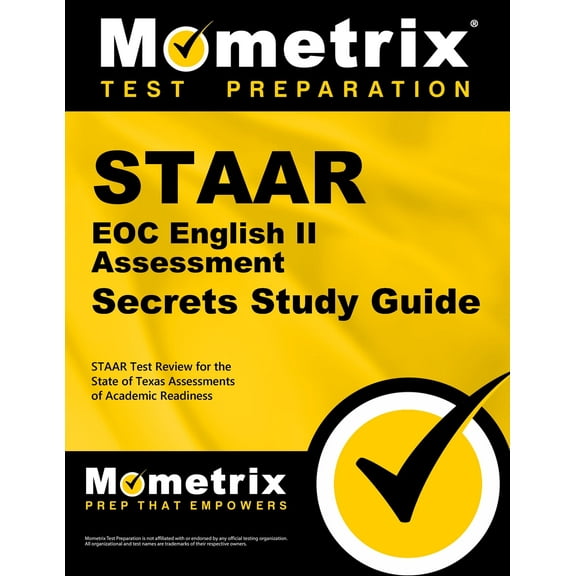 Mometrix Secrets Study Guides: Staar Eoc English II Assessment Secrets Study Guide : Staar Test Review for the State of Texas Assessments of Academic Readiness (Paperback)